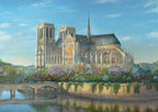 Thomas Kinkade Studios: Notre Dame - 1000 Piece Jigsaw Puzzle (Schmidt)
