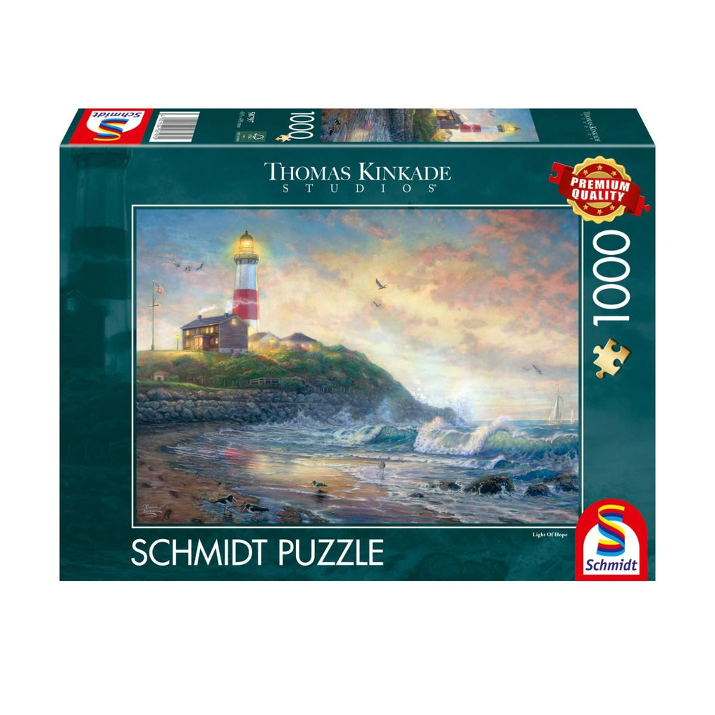 Lighthouse of Hope by Thomas Kinkade Studios - 1000 Piece Jigsaw Puzzle (Schmidt)