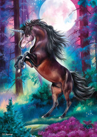 Unicorn by Full Moon - 1000 Piece Jigsaw Puzzle (Schmidt Puzzle)