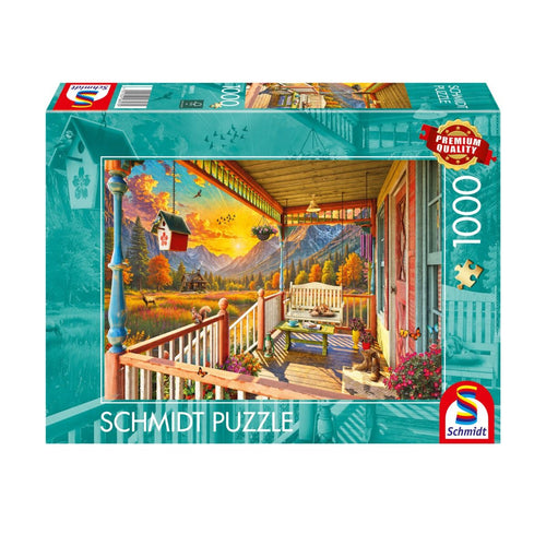 Mountain Country Veranda - 1000 Piece Jigsaw Puzzle (Schmidt)