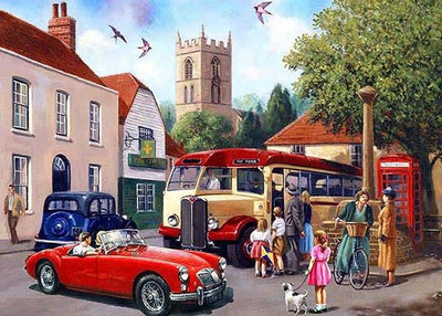 Touring the Town by Kevin Walsh – 500 Piece Jigsaw Puzzle (Gibsons)
