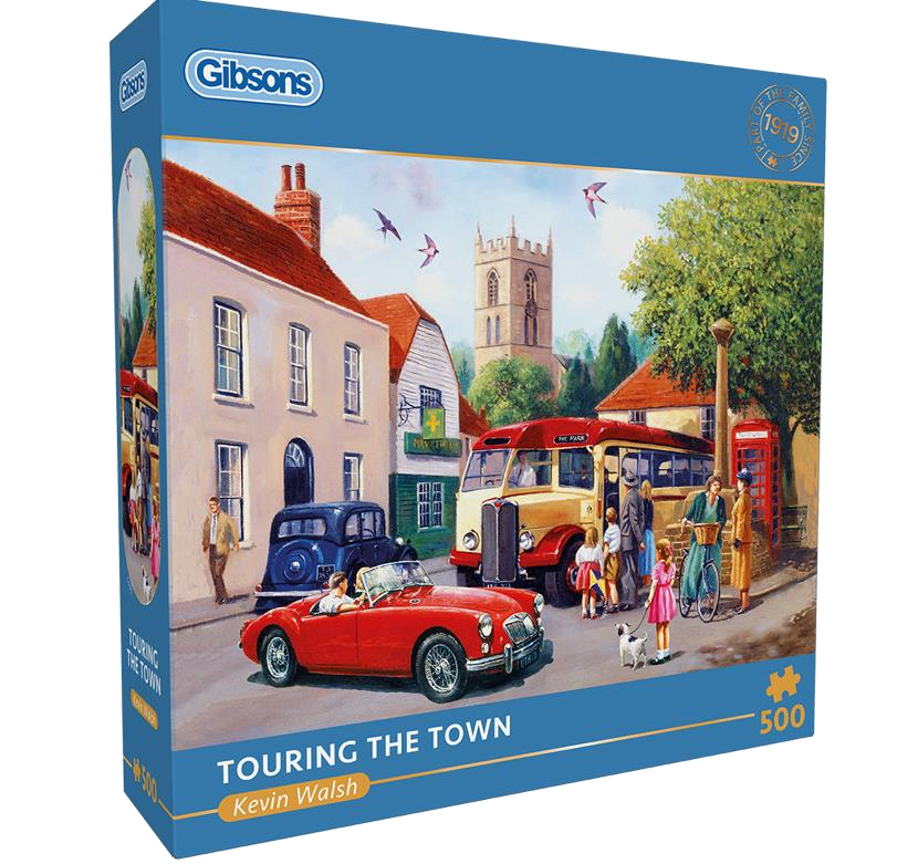 Touring the Town by Kevin Walsh – 500 Piece Jigsaw Puzzle (Gibsons)