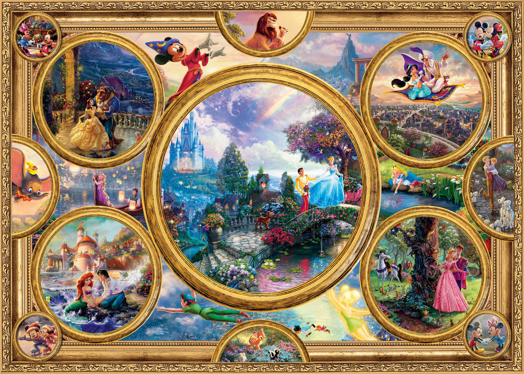 Artwork: Disney Dreams Collection by Thomas Kinkade – 2000 Piece Jigsaw Puzzle (Schmidt)