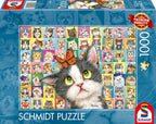 Cat Mimic by Kayomi Harai – 1000 Piece Jigsaw Puzzle (Schmidt)