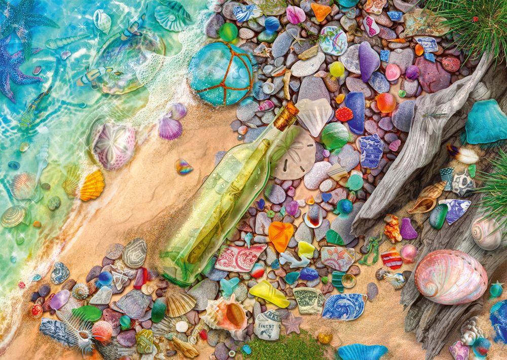 Artwork: Beach Treasures – 1000 Piece Jigsaw Puzzle (Schmidt)