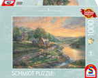 Daybreak in Emerald Valley by Thomas Kinkade – 1000 Piece Jigsaw Puzzle (Shmidt)