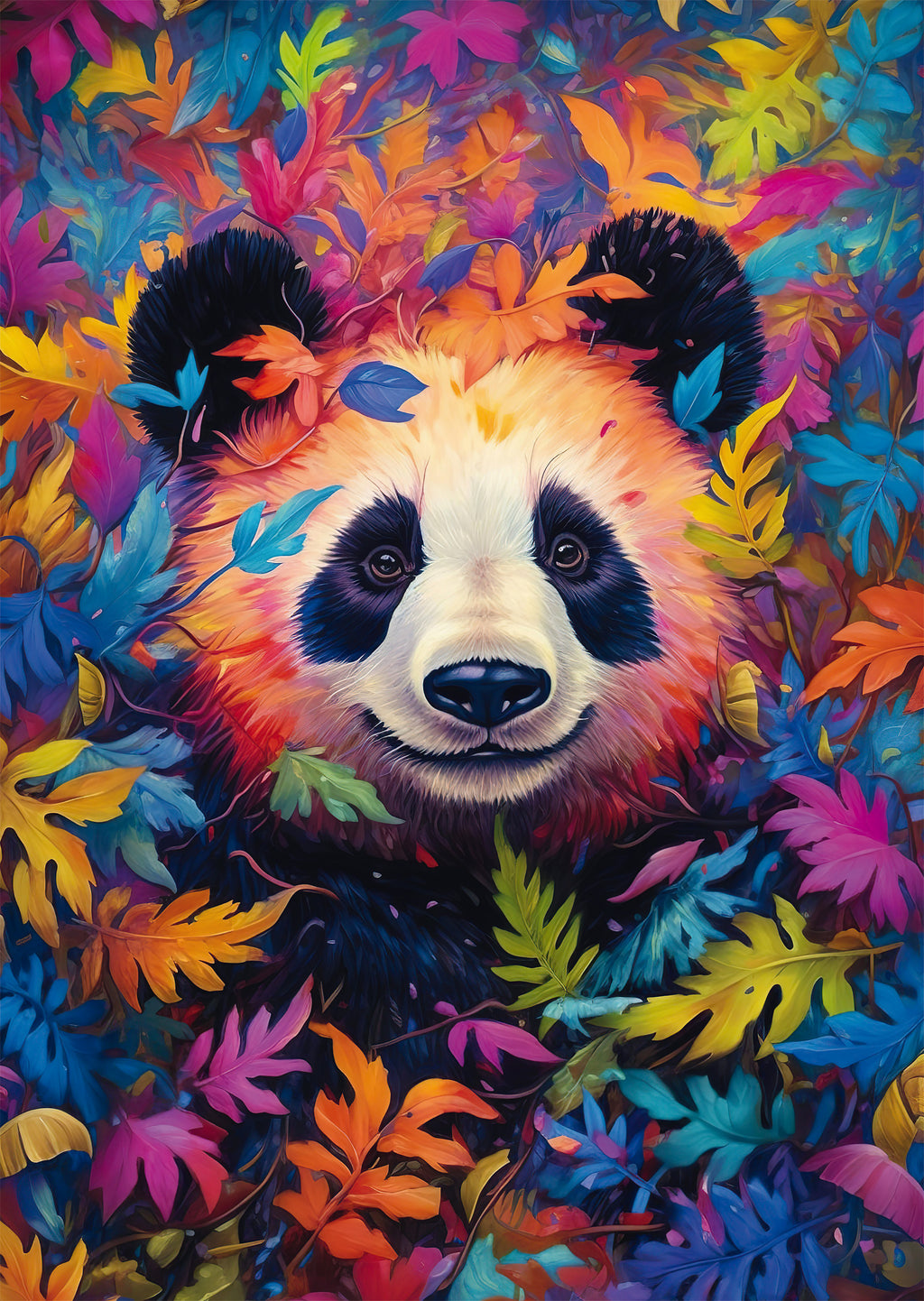 Panda Bear in the Rainbow Forest – 1000 Piece Jigsaw Puzzle (Shmidt)