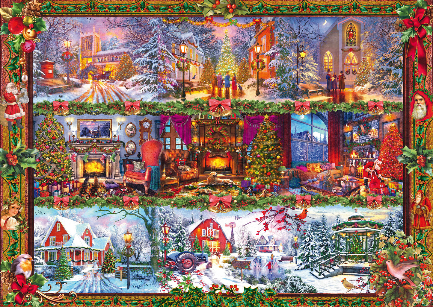 Shmidt - Merry Christmas Time - 1000 Piece Jigsaw Puzzle