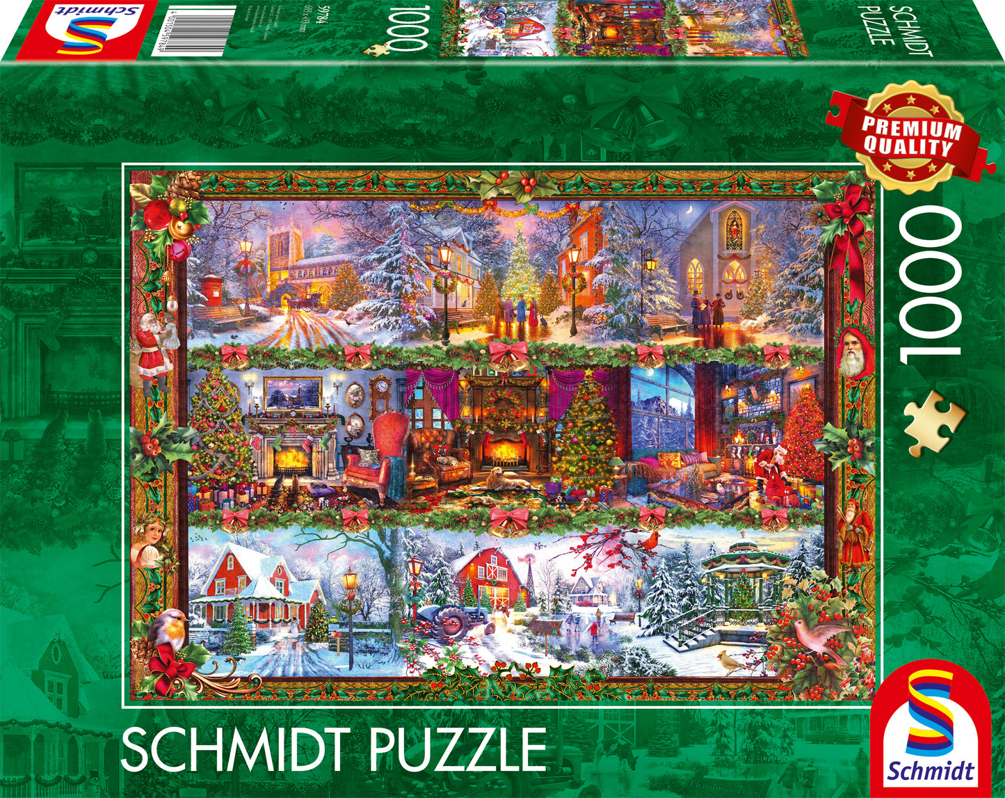 Shmidt - Merry Christmas Time - 1000 Piece Jigsaw Puzzle