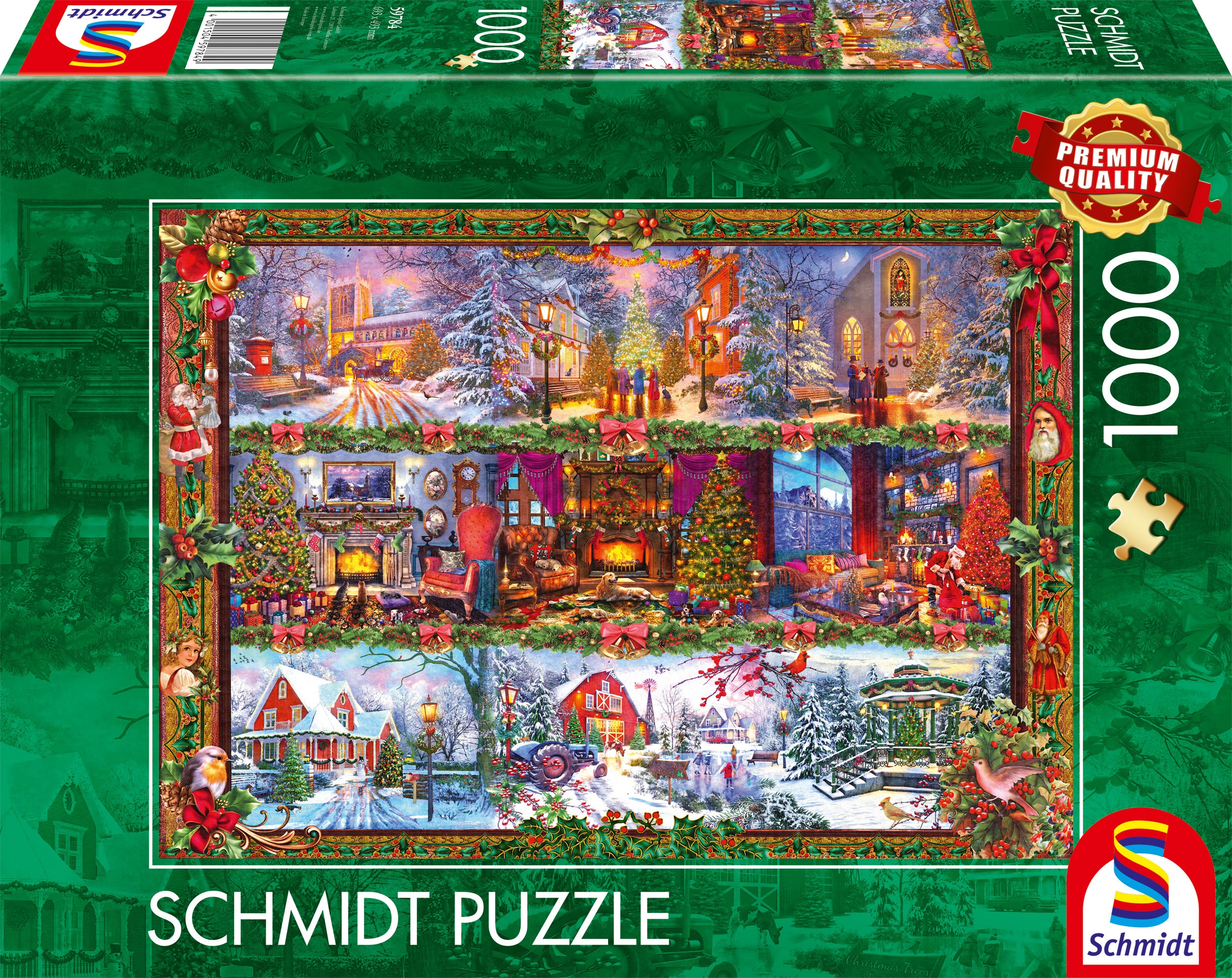 Merry Christmas Time – 1000 Piece Jigsaw Puzzle (Shmidt)