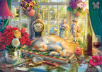 Puzzle Time with Cat – 1000 Piece Jigsaw Puzzle (Shmidt)