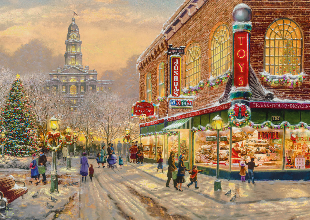 Artwork: A Christmas Wish by Thomas Kinkade – 1000 Piece Jigsaw Puzzle (Schmidt)