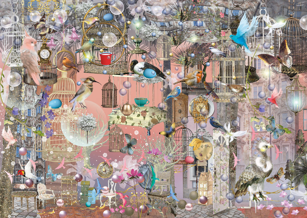 Artwork: Pink Beauty by Ilona Reny – 1000 Piece Jigsaw Puzzle (Schmidt)