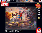 Marvel Spider-Man and Friends: The Ultimate Alliance by Thomas Kinkade – 1000 Piece Jigsaw Puzzle (Shmidt)