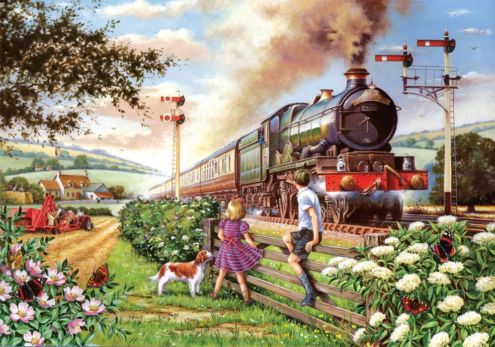 Artwork: Railway Children – 1000 Piece Jigsaw Puzzle (House of Puzzles)