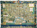 Artwork: London Town: Southern Railway Vintage Map - 1000 Piece Jigsaw Puzzle (Gibsons)