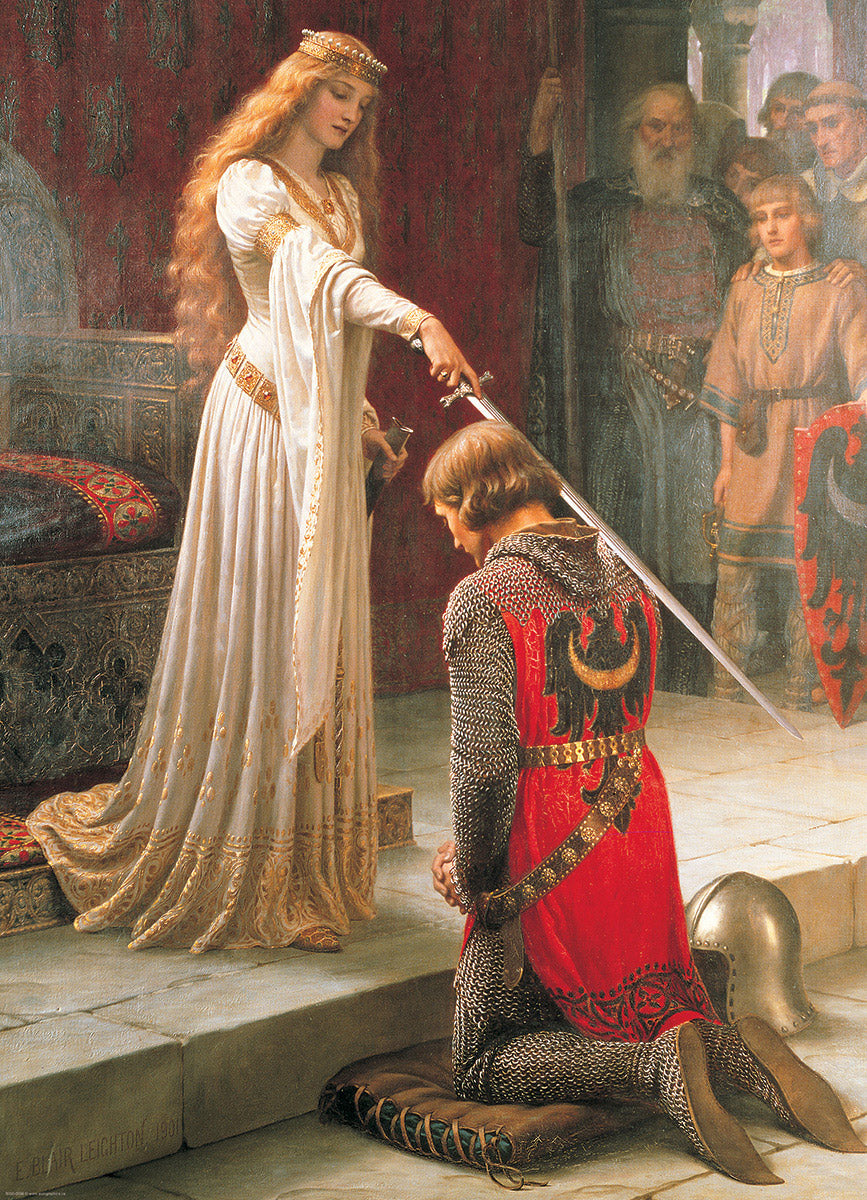 Artwork: The Accolade by Edmung Blair Leighton – 1000 Piece Jigsaw Puzzle (Eurographics)