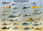 Artwork: Military Helicopters – 1000 Piece Jigsaw Puzzle (Eurographics)