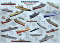 Artwork: World War II Warships – 1000 Piece Jigsaw Puzzle (Eurographics)