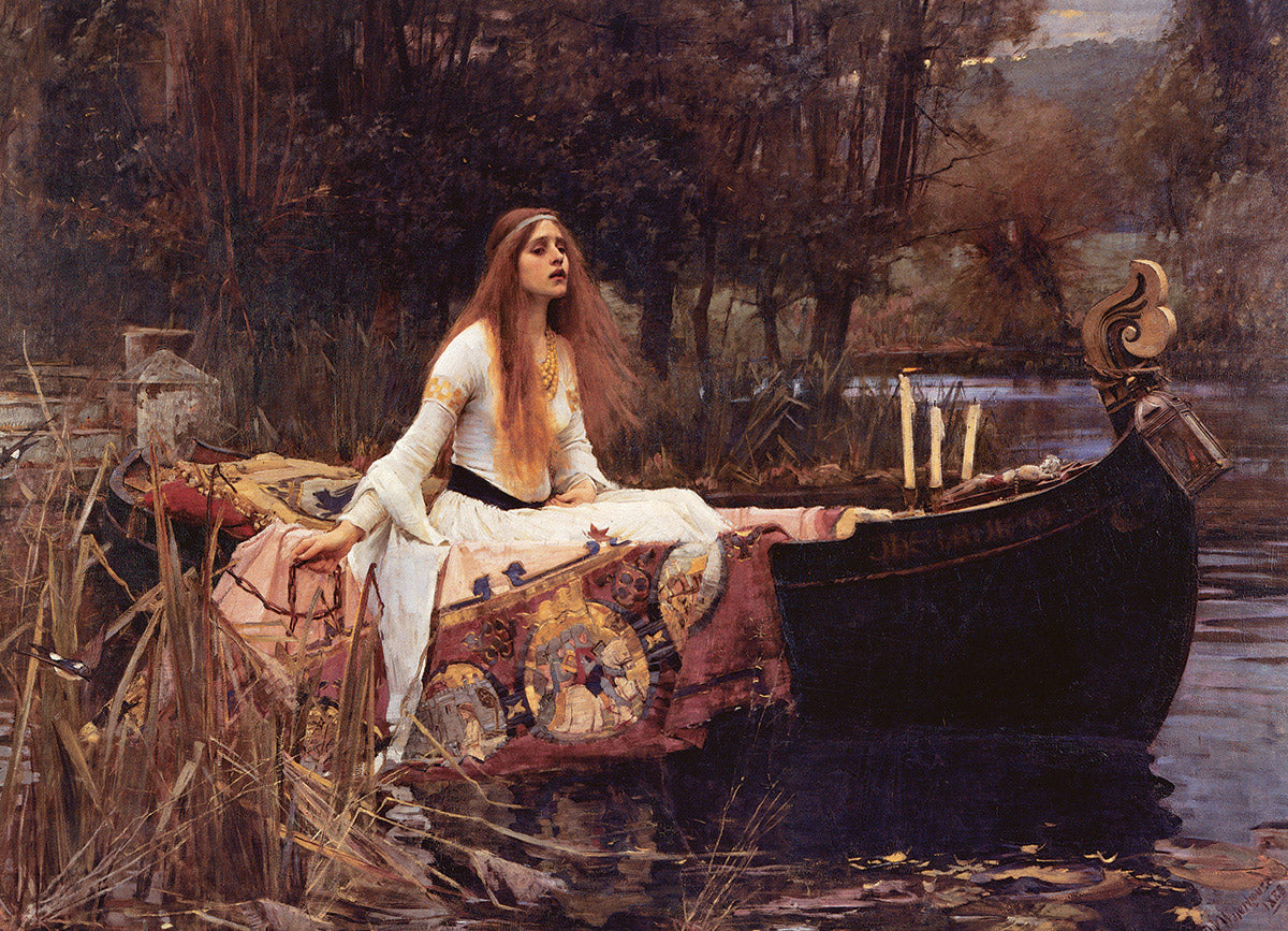 Artwork: The Lady of Shalott, 1888 by Waterhouse – 1000 Piece Jigsaw Puzzle (Eurographics)