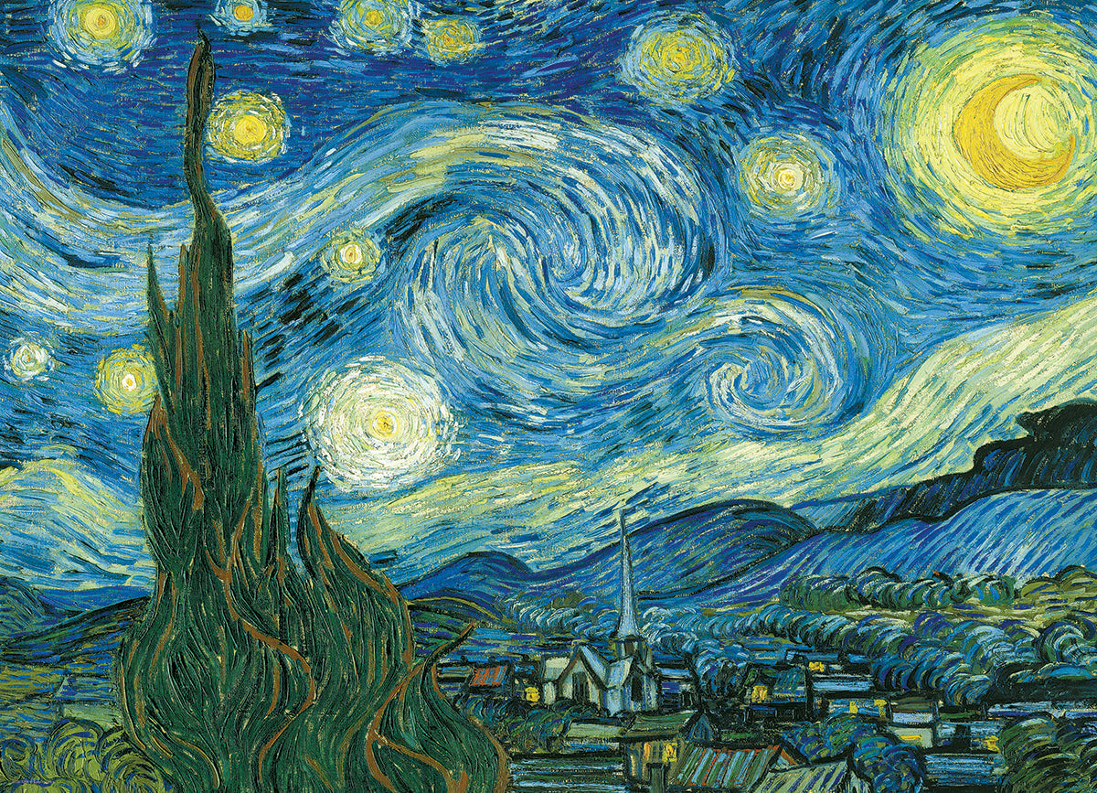 Artwork: Eurographics - Starry Night by Vincent van Gogh - 1000 Piece Jigsaw Puzzle