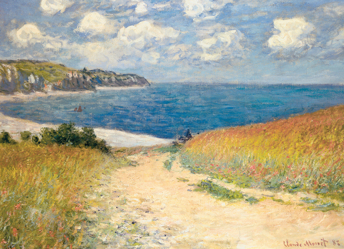 Artwork: Path Through the Wheat Fields by Claude Monet – 1000 Piece Jigsaw Puzzle (Eurographics)