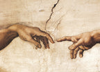 Artwork: Eurographics - Creation of Adam (Detail) by Michelangelo - 1000 piece jigsaw puzzle