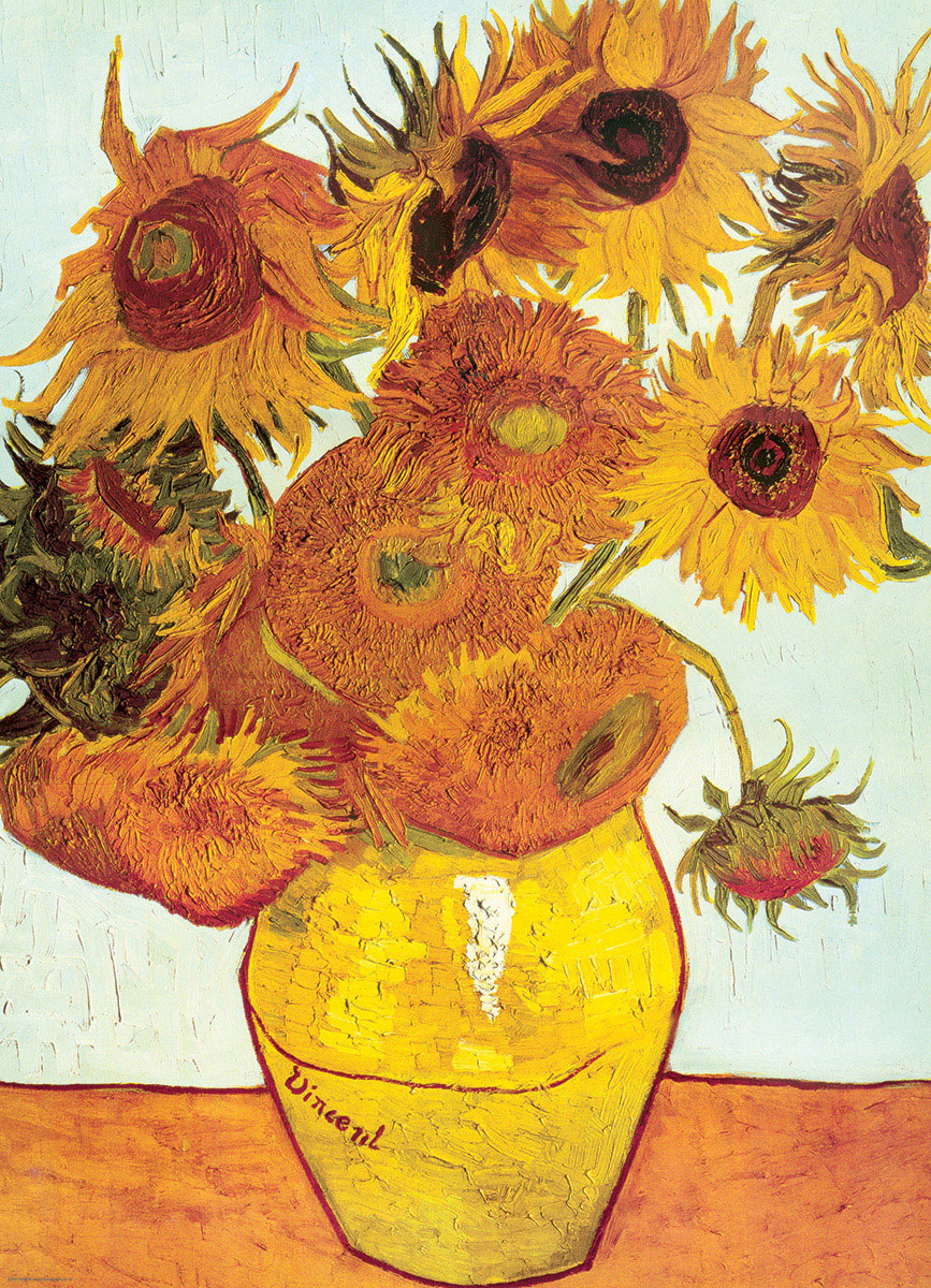 Artwork: Sunflowers by Van Gogh – 6000 Piece Jigsaw Puzzle (Eurographics)