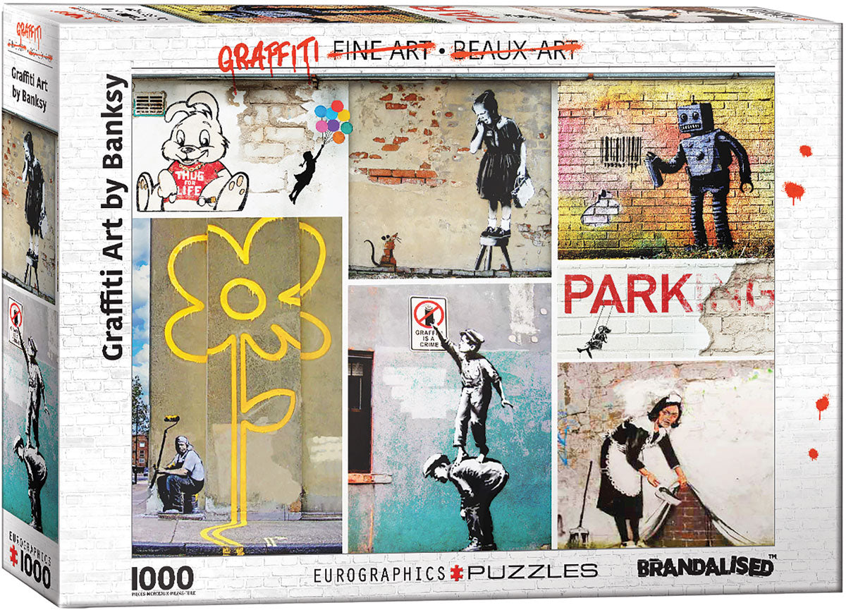 Banksy Street Art – 1000 Piece Jigsaw Puzzle (Eurographics)