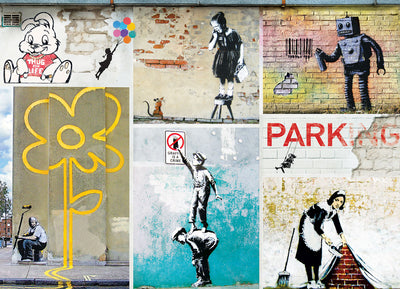Banksy Street Art – 1000 Piece Jigsaw Puzzle (Eurographics)