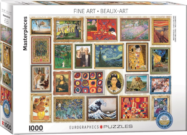 Eurographics - Masterpieces - 1000 Piece Jigsaw Puzzle