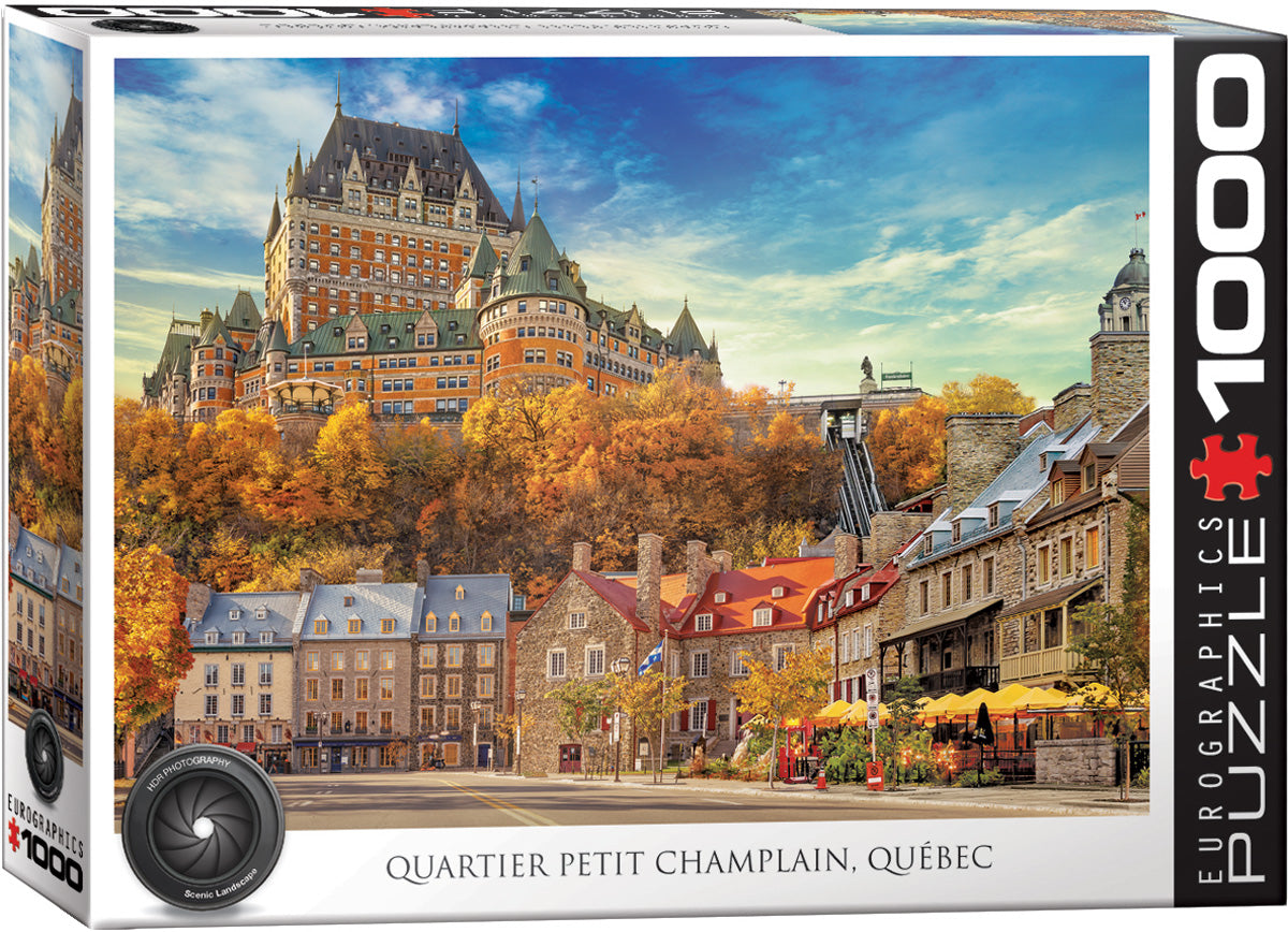 Eurographics - Quartier Petit Champlain, Quebec - 1000 Piece Jigsaw Puzzle