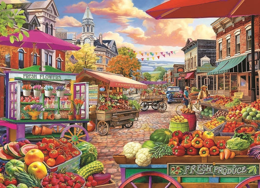 ** Pre-Order ** Eurographics - Main Street Market - 1000 Piece Jigsaw Puzzle