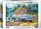 Loading the Jeep Wagoneer – 1000 Piece Jigsaw Puzzle (Eurographics)
