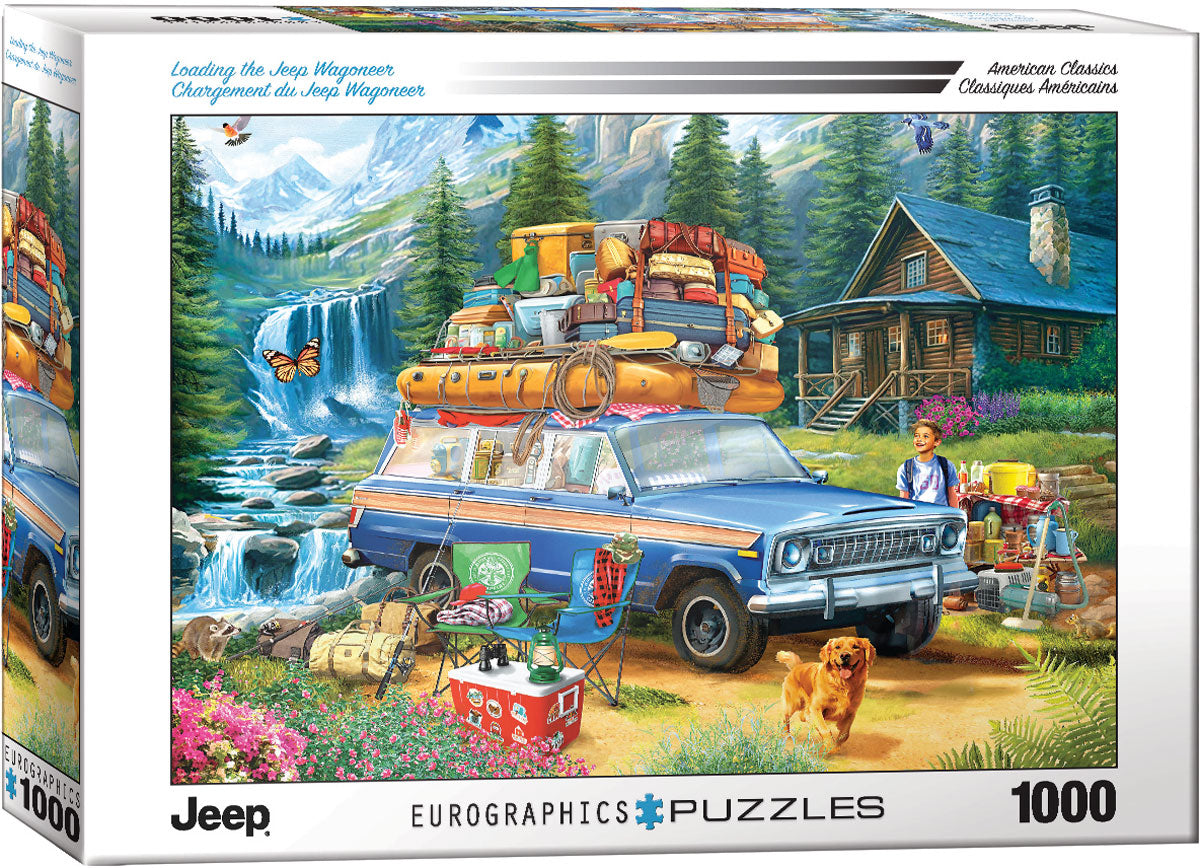 Loading the Jeep Wagoneer – 1000 Piece Jigsaw Puzzle (Eurographics)