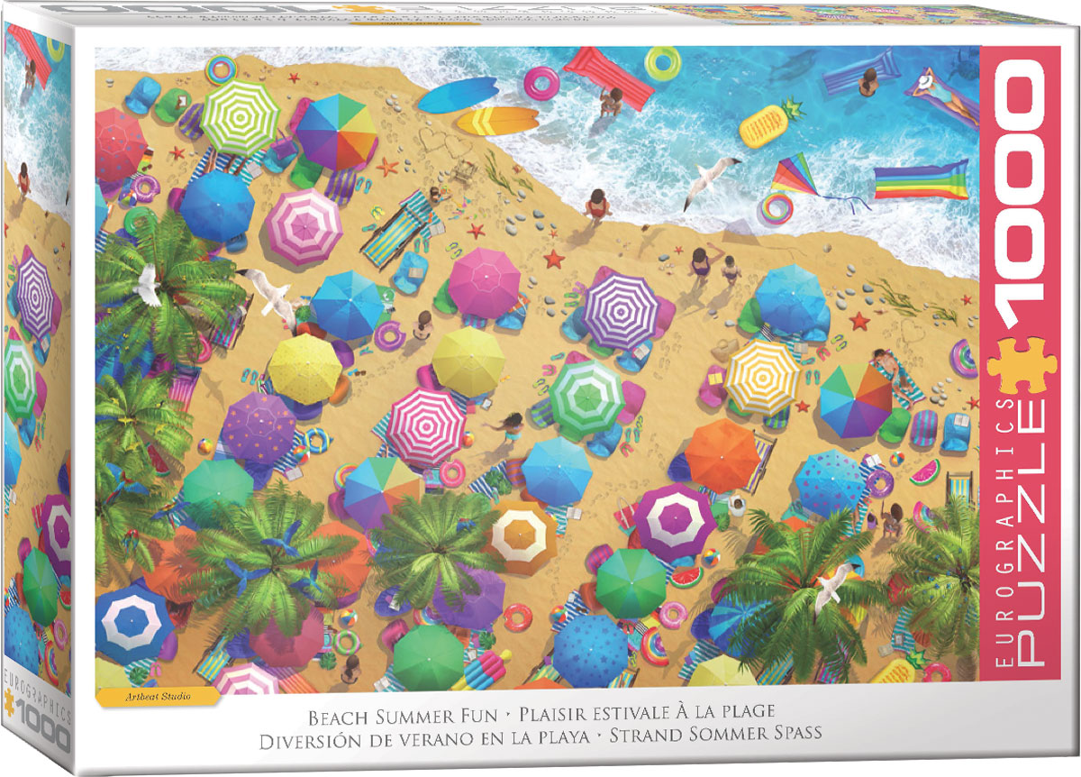 Beach Summer Fun – 1000 Piece Jigsaw Puzzle (Eurographics)