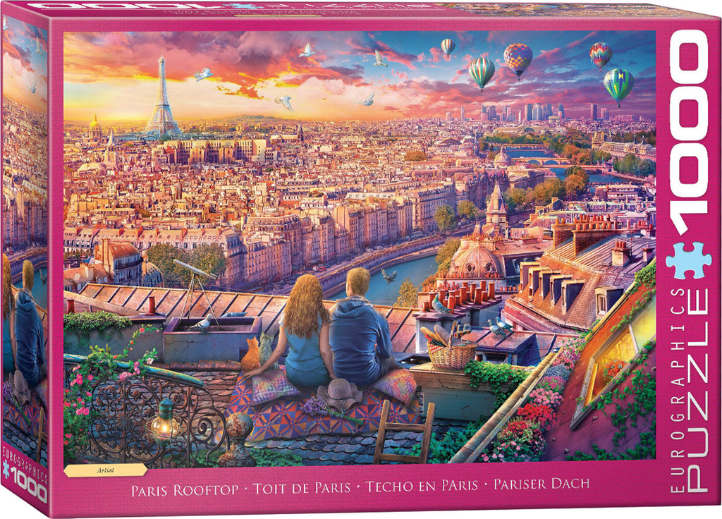 Paris Rooftop – 1000 Piece Jigsaw Puzzle (Eurographics)