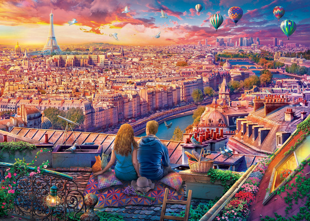 Paris Rooftop – 1000 Piece Jigsaw Puzzle (Eurographics)