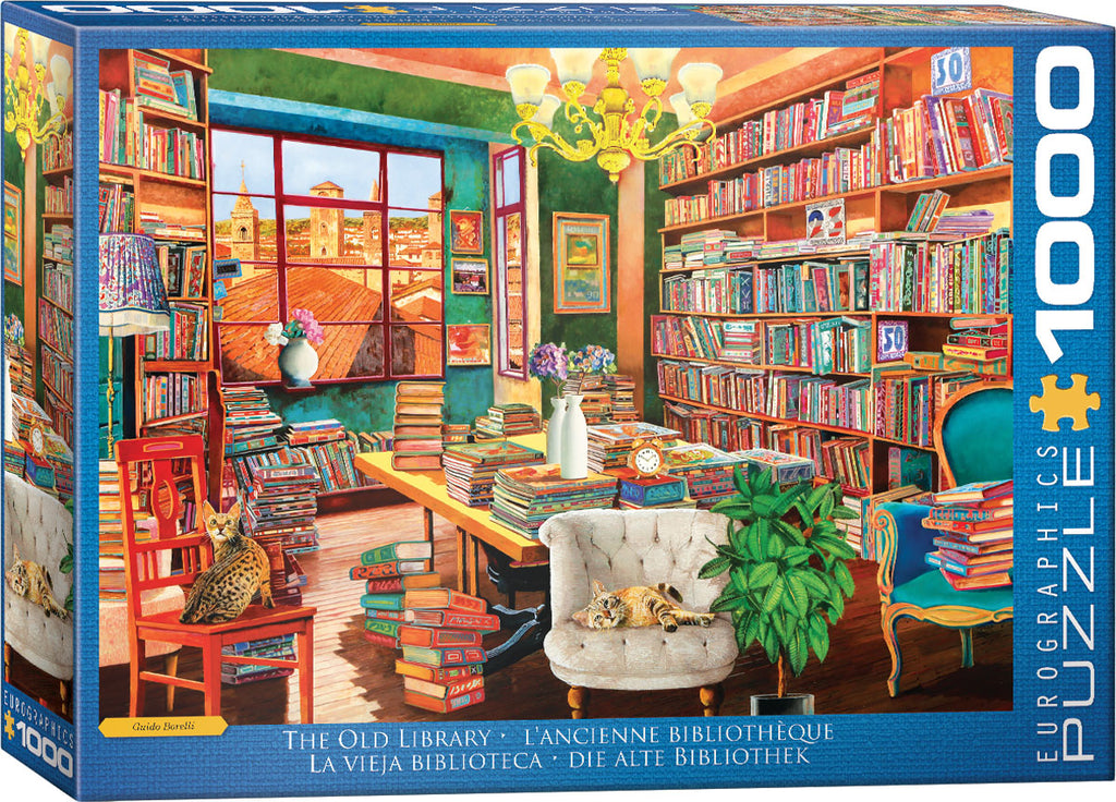 The Old Library – 1000 Piece Jigsaw Puzzle (Eurographics)