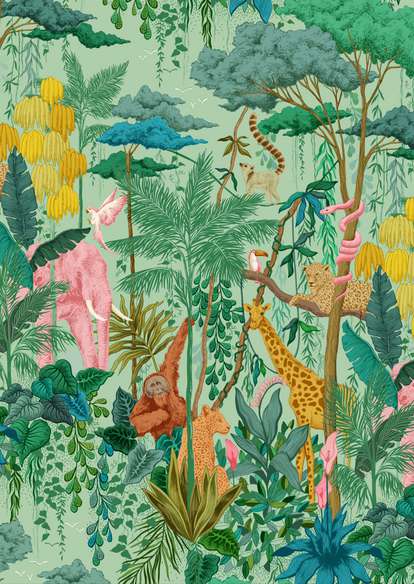 Jungle Animals – 1000 Piece Jigsaw Puzzle (Gibsons)