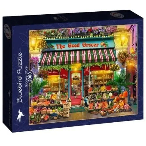 Box, turned right: Grocery Store - 2000 Piece Jigsaw Puzzle (Bluebird)