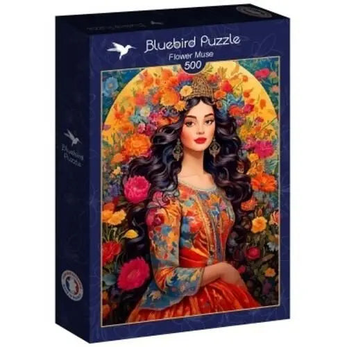 Box, turned right: Muse in Bloom - 500 Piece Jigsaw Puzzle (Bluebird)