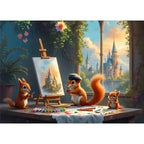 Artwork: The Squirrels' Workshop - 500 Piece Jigsaw Puzzle (Bluebird)