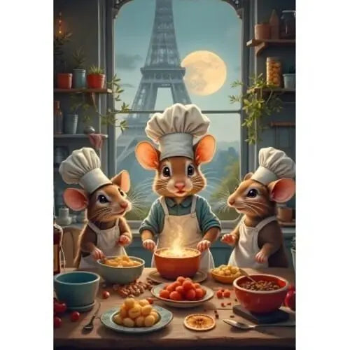 Artwork: The Little Chefs of Paris - 300 Piece Jigsaw Puzzle (Bluebird)