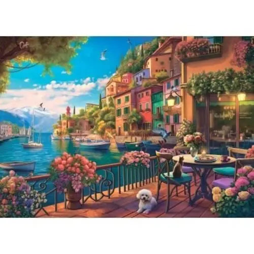 Artwork: Lake Como - 500 Piece Jigsaw Puzzle (Bluebird)