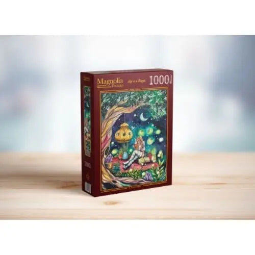 Box, turned right: Boho Vibes - 1000 Piece Jigsaw Puzzle (Magnolia)