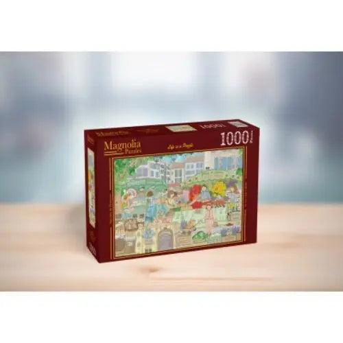 Box, turned right: Provence Markets - 1000 Piece Jigsaw Puzzle (Magnolia)