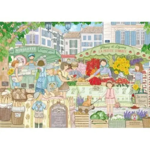 Artwork: Provence Markets - 1000 Piece Jigsaw Puzzle (Magnolia)