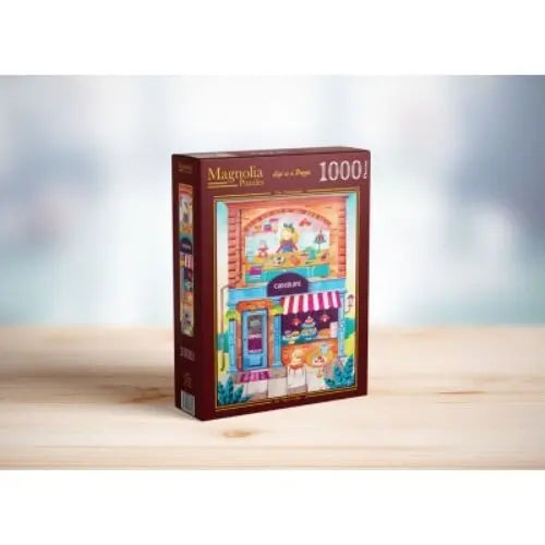 Box, turned right: Chocolate - 1000 Piece Jigsaw Puzzle (Magnolia)