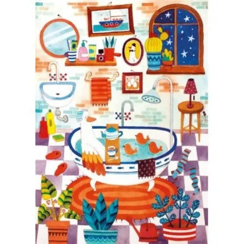 Artwork: Bath Time - 1000 Piece Jigsaw Puzzle (Magnolia)
